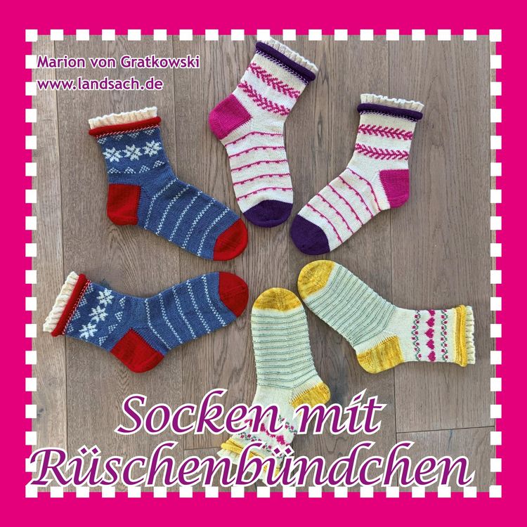 Produktbild: Socken mit R&uuml;schenb&uuml;ndchen