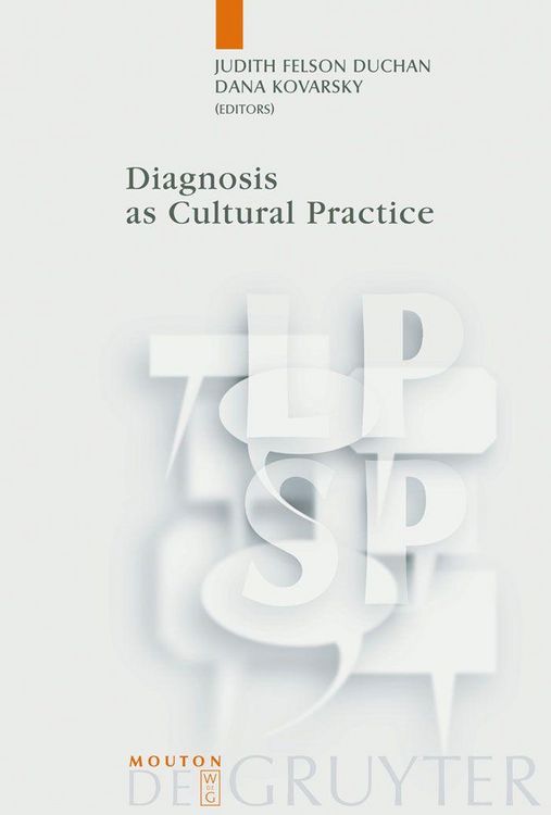 Produktbild: Diagnosis as Cultural Practice