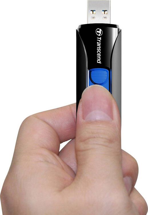 Produktbild: Transcend JetFlash&reg; 790 USB-Stick 256 GB Schwarz, Blau TS256GJF790K USB-A (USB 3.1 Gen 1)