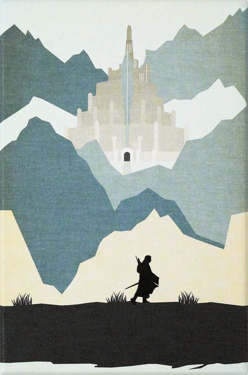 Produktbild: Moleskine Der Herr der Ringe Notizbuch Aragorn limitierte Ausgabe, L/A5, liniert, fester Einband, mit Box