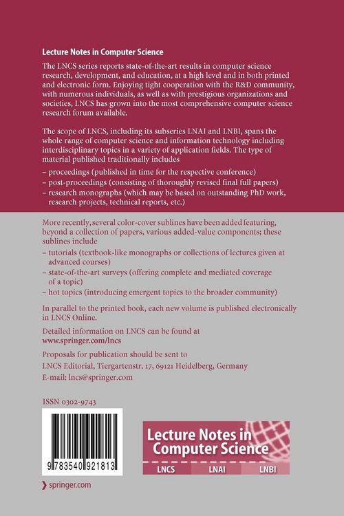 Produktbild: Algorithms and Computation