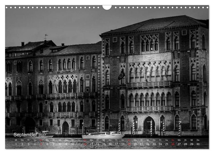 Produktbild: Venedig - Licht und Schatten (Wandkalender 2027 DIN A3 quer), CALVENDO Monatskalender