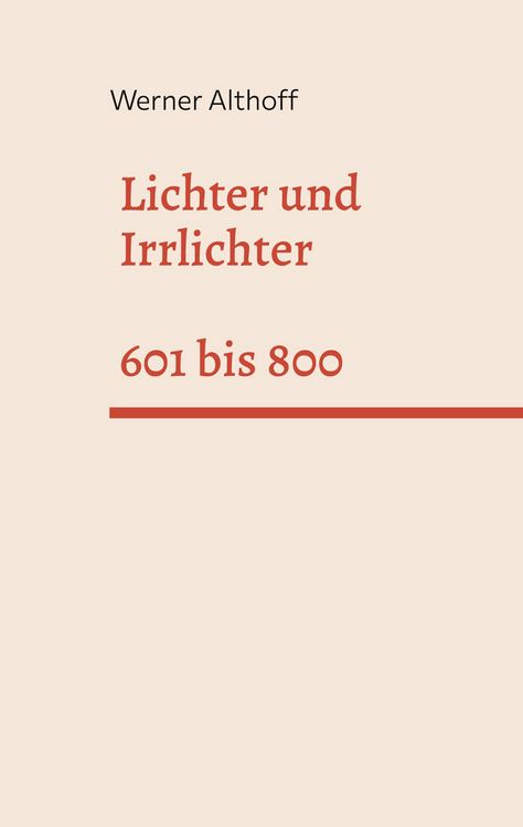 Produktbild: Lichter und Irrlichter