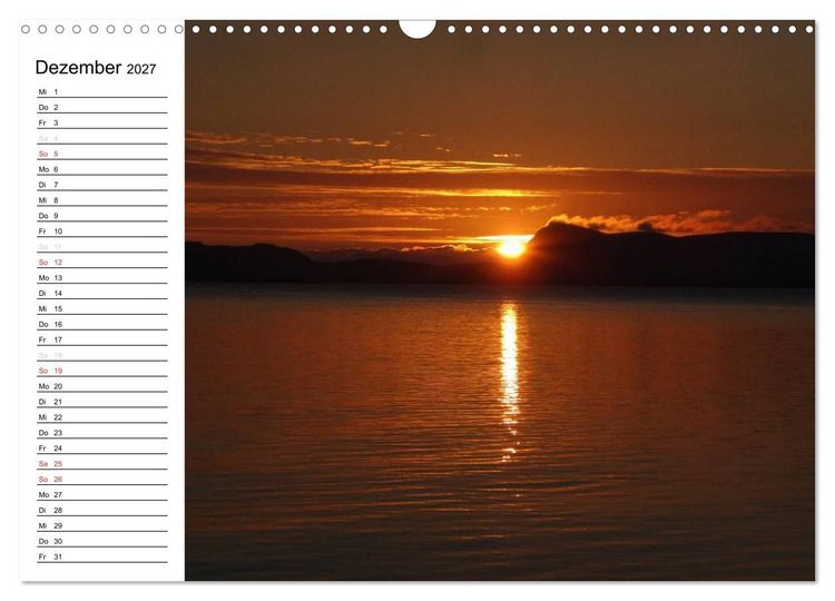 Produktbild: Impressionen von Norwegen entlang der Hurtigruten (Wandkalender 2027 DIN A3 quer), CALVENDO Monatskalender