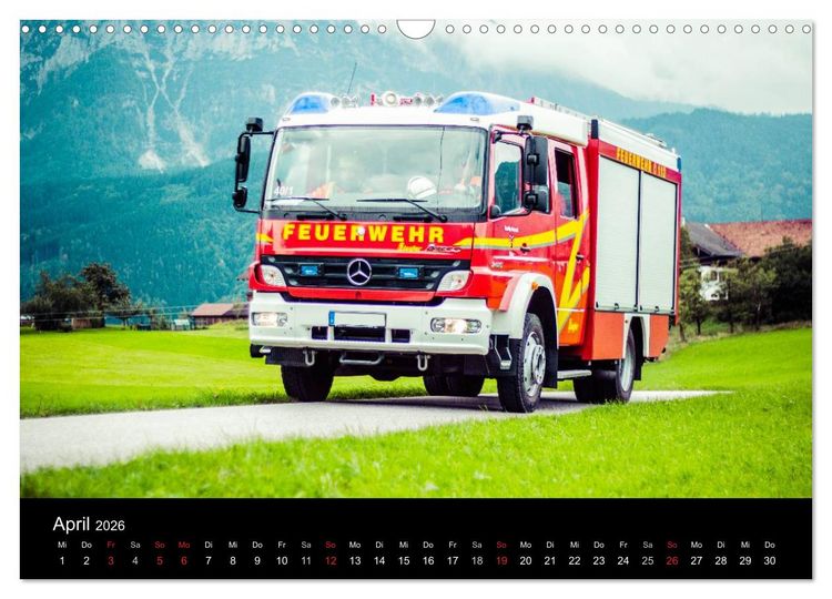 Produktbild: Einsatzfahrzeuge - Bayern (Wandkalender 2026 DIN A3 quer), CALVENDO Monatskalender