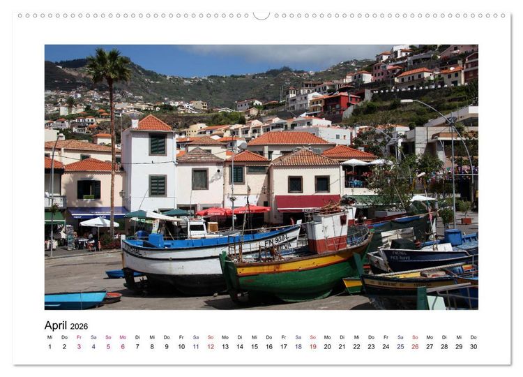 Produktbild: Madeira (Wandkalender 2026 DIN A2 quer), CALVENDO Monatskalender