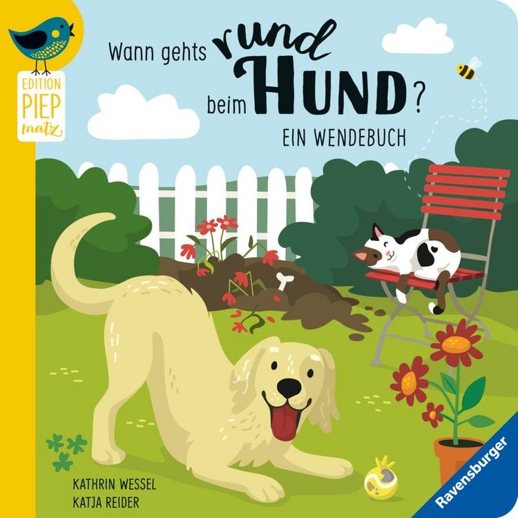 Produktbild: Wann gehts rund beim Hund?/ Wann macht die Katz Rabatz?: Ein Wendebuch