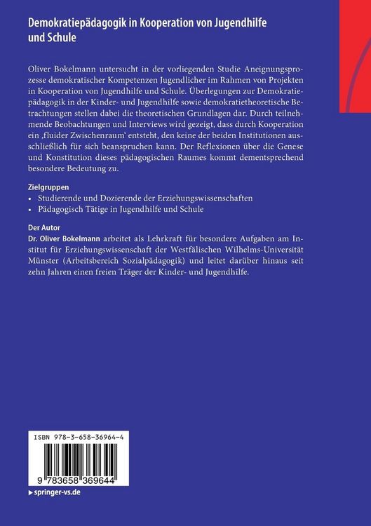 Produktbild: Demokratiep&auml;dagogik in Kooperation von Jugendhilfe und Schule