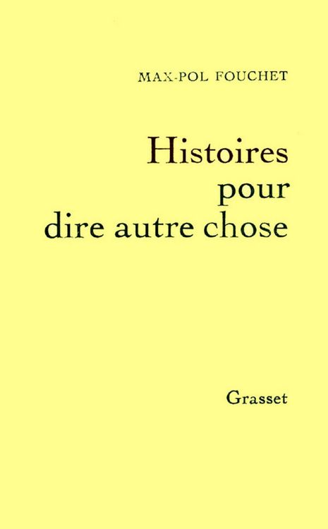 Produktbild: Histoires pour dire autre chose