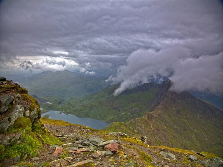 Produktbild: CALVENDO Puzzle Snowdon in Wales | 1000 Teile Lege-Gr&ouml;&szlig;e 64x48cm Foto-Puzzle f&uuml;r gl&uuml;ckliche Stunden