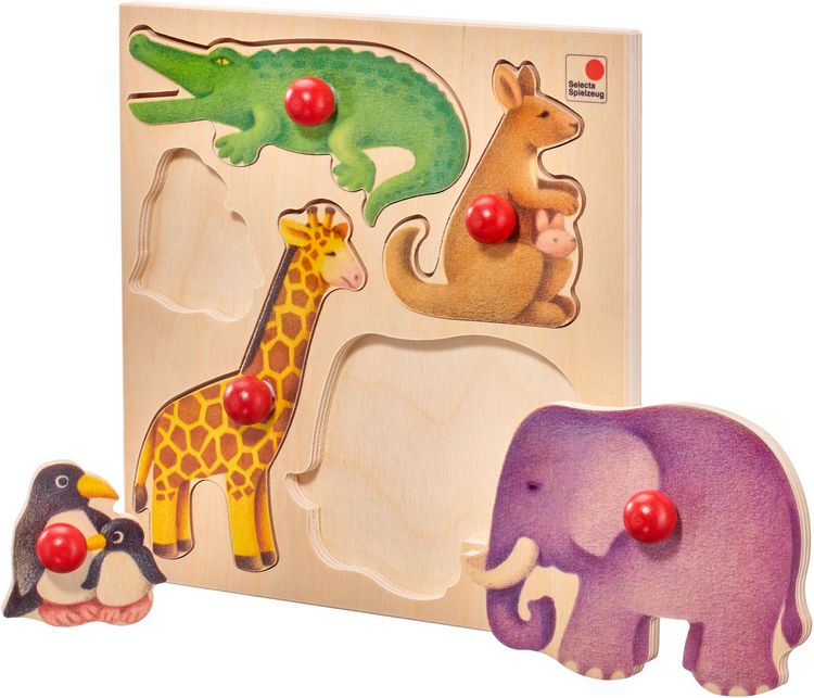 Produktbild: Puzzle Schmidt Spiele Selecta Puzzle Zoo 5 Teile
