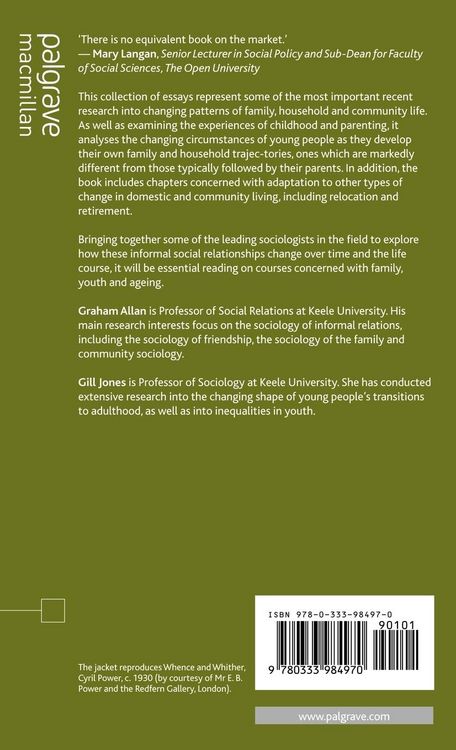 Produktbild: Social Relations and the Life Course