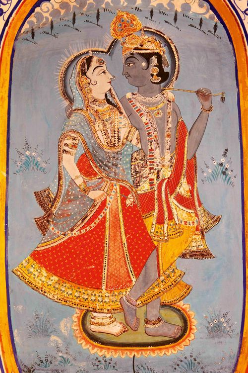 Produktbild: Indische Wandbilder: Eine Reise zu G&ouml;ttern und Mythen des Hinduismus
