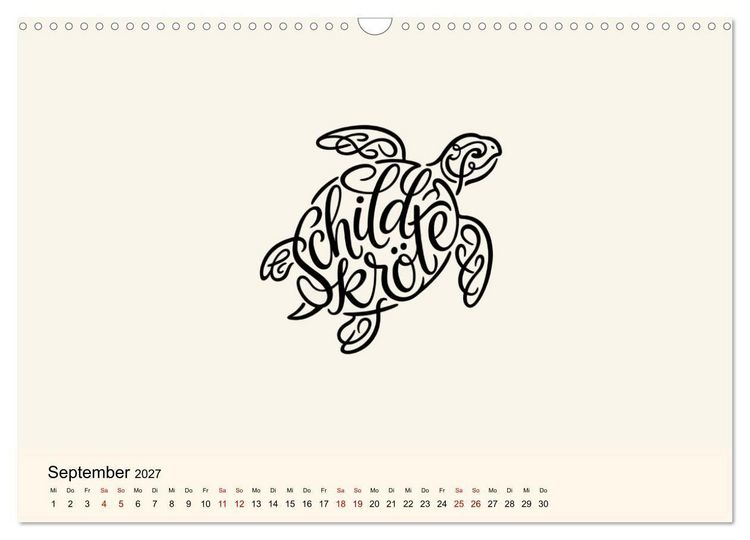 Produktbild: Buchstabentiere (Wandkalender 2027 DIN A3 quer), CALVENDO Monatskalender