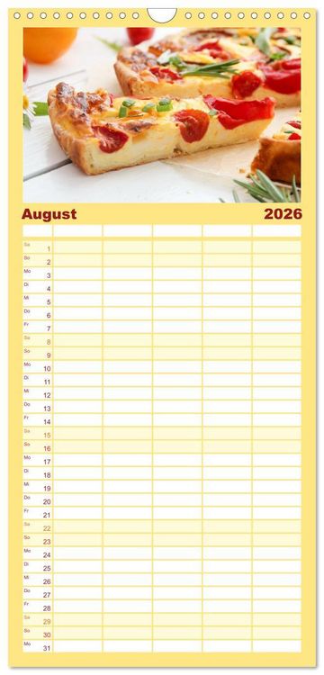 Produktbild: Familienplaner 2026 - Alte Historische Tomaten mit 5 Spalten (Wandkalender, 21 x 45 cm) CALVENDO