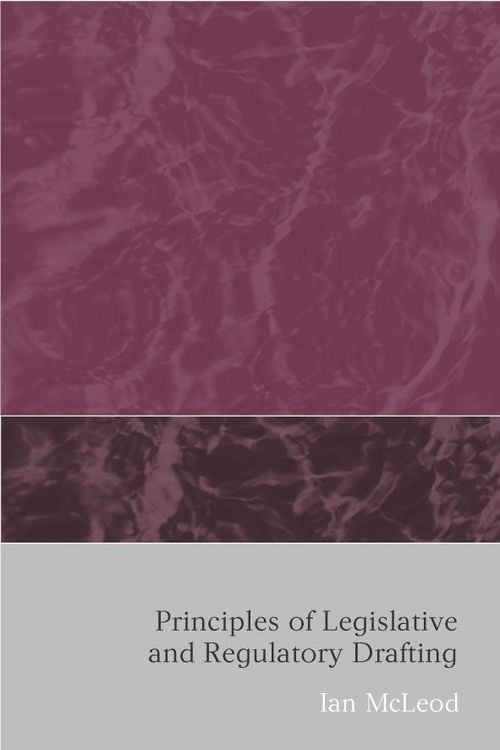 Produktbild: Principles of Legislative and Regulatory Drafting