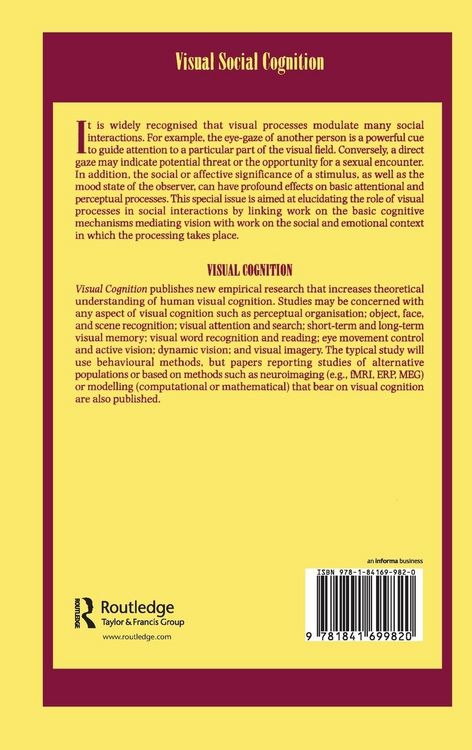 Produktbild: Visual Social Cognition