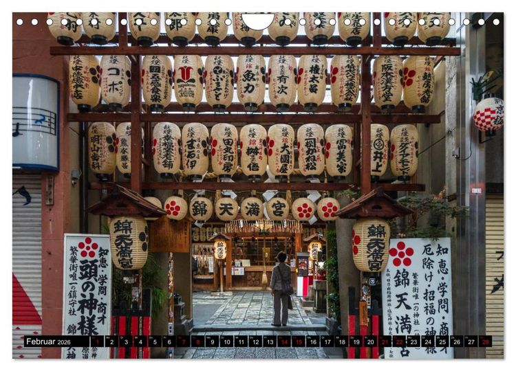 Produktbild: Kyotos Tempel - Bilder aus Japan (Wandkalender 2026 DIN A4 quer), CALVENDO Monatskalender