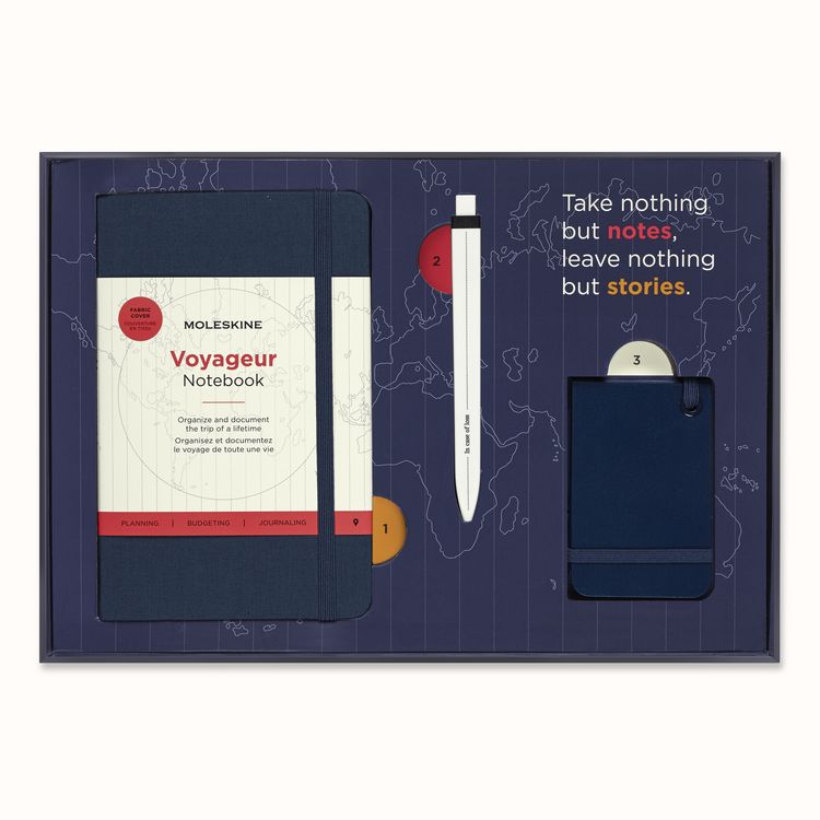 Produktbild: Moleskine Reise-Set Reisenotizbuch (Voyageur)