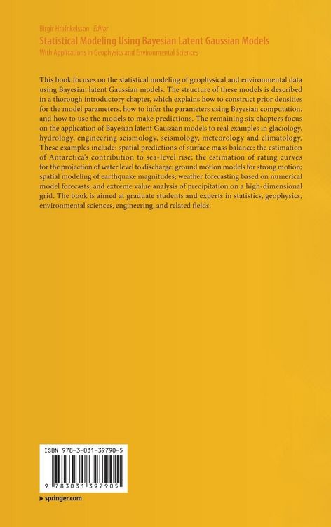 Produktbild: Statistical Modeling Using Bayesian Latent Gaussian Models