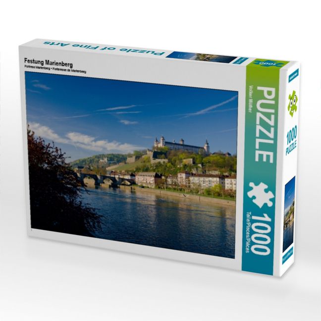 Produktbild: CALVENDO Puzzle Festung Marienberg | 1000 Teile Lege-Gr&ouml;&szlig;e 64x48cm Foto-Puzzle f&uuml;r gl&uuml;ckliche Stunden