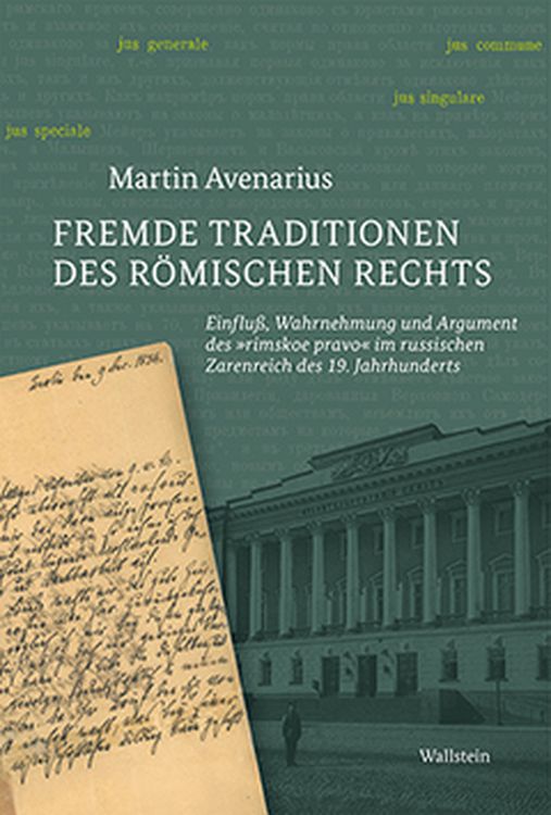 Produktbild: Fremde Traditionen des r&ouml;mischen Rechts