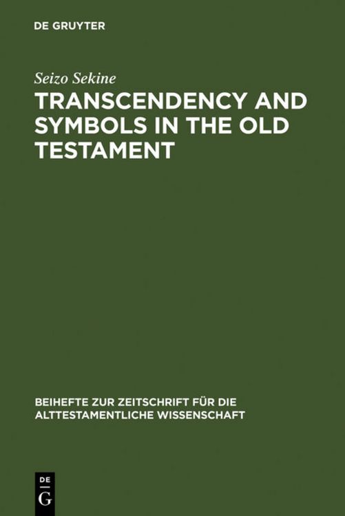 Produktbild: Transcendency and Symbols in the Old Testament