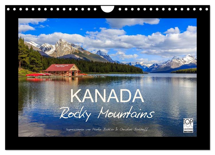 Produktbild: KANADA - Rocky Mountains (Wandkalender 2026 DIN A4 quer), CALVENDO Monatskalender