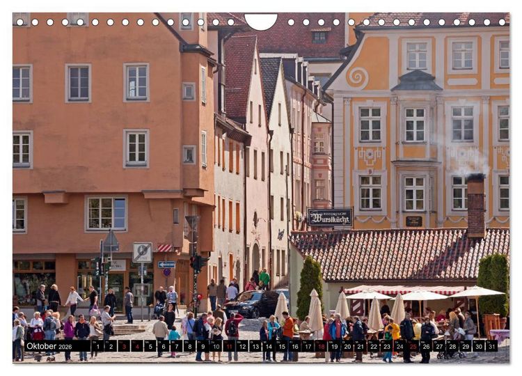 Produktbild: Regensburg - Bayern (Wandkalender 2026 DIN A4 quer), CALVENDO Monatskalender