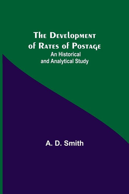Produktbild: The Development Of Rates Of Postage