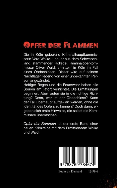 Produktbild: Opfer der Flammen