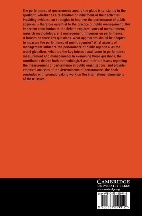 Produktbild: Public Service Performance