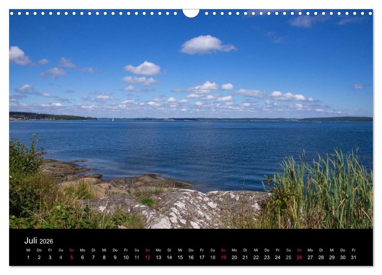 Produktbild: Wundersch&ouml;nes Schweden (Wandkalender 2026 DIN A3 quer), CALVENDO Monatskalender