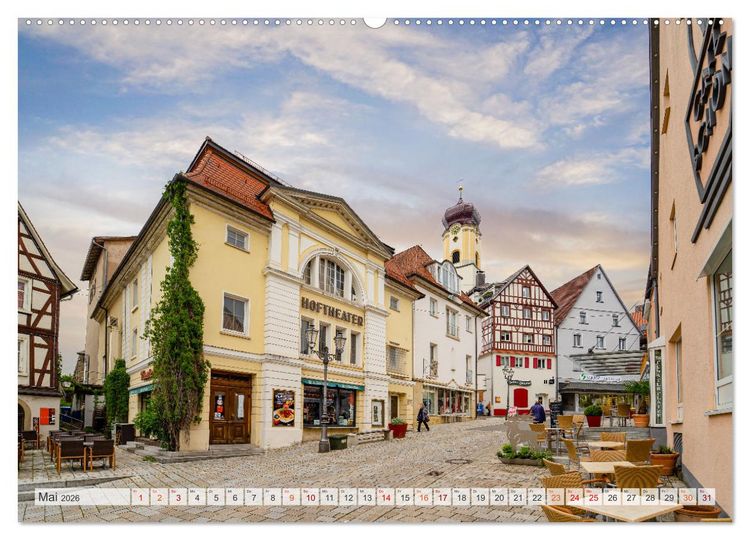 Produktbild: Sigmaringen Impressionen (hochwertiger Premium Wandkalender 2026 DIN A2 quer), Kunstdruck in Hochglanz