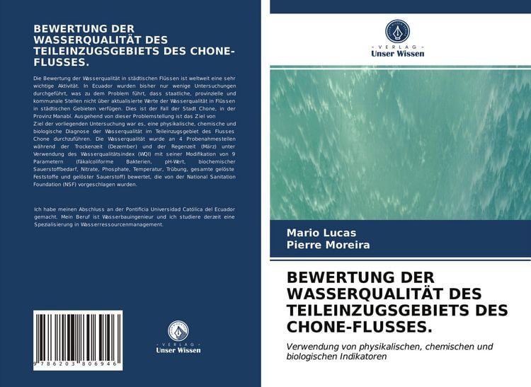 Produktbild: Bewertung der Wasserqualit&auml;t des Teileinzugsgebiets des Chone-Flusses.