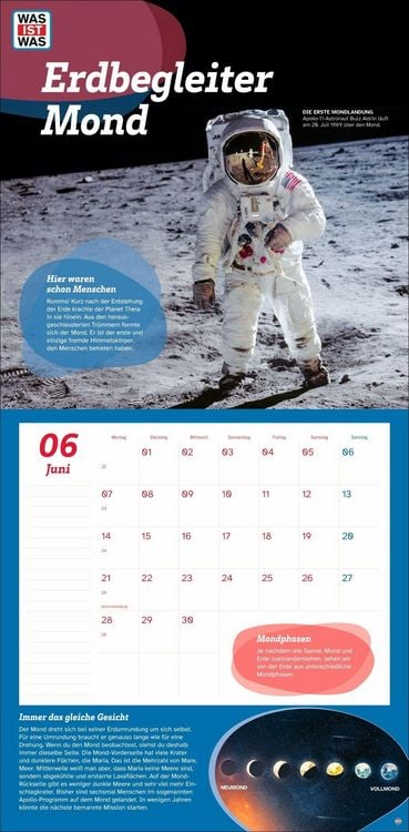Produktbild: WAS IST WAS Entdecke das Weltall Broschurkalender 2027