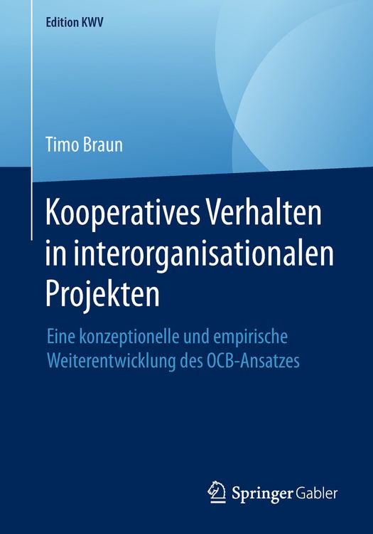 Produktbild: Kooperatives Verhalten in interorganisationalen Projekten