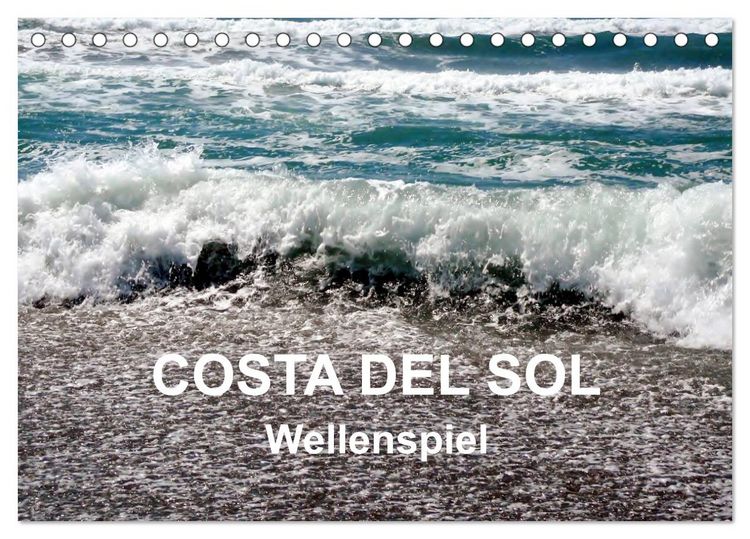 Produktbild: COSTA DEL SOL - Wellenspiel (Tischkalender 2026 DIN A5 quer), CALVENDO Monatskalender