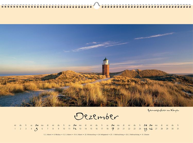 Produktbild: Sylt-die Insel 2027 Panoramakalender