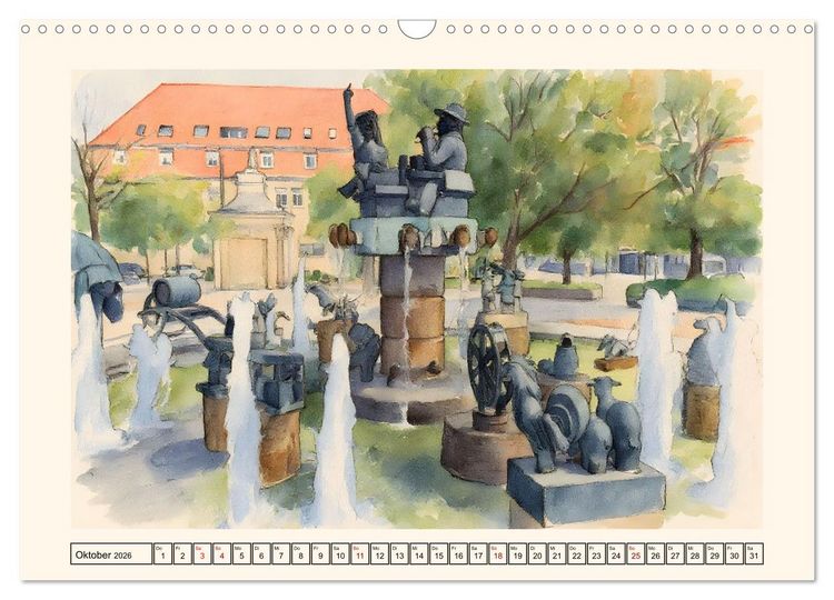 Produktbild: Deutsche Weinstra&szlig;e - Genuss und Natur (Wandkalender 2026 DIN A3 quer), CALVENDO Monatskalender