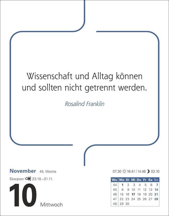 Produktbild: Zitate Tagesabrei&szlig;kalender 2027