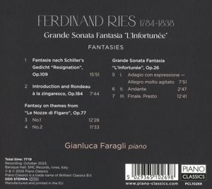 Produktbild: Ries:Grande Sonata Fantasia"L'Infortunee",Fantasie