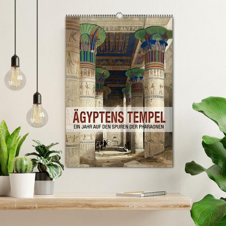 Produktbild: &Auml;gyptens Tempel (Wandkalender 2026 DIN A2 hoch), CALVENDO Monatskalender