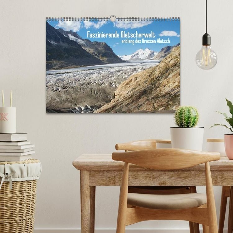 Produktbild: Faszinierende Gletscherwelt - entlang des Gro&szlig;en Aletsch (Wandkalender 2027 DIN A3 quer), CALVENDO Monatskalender