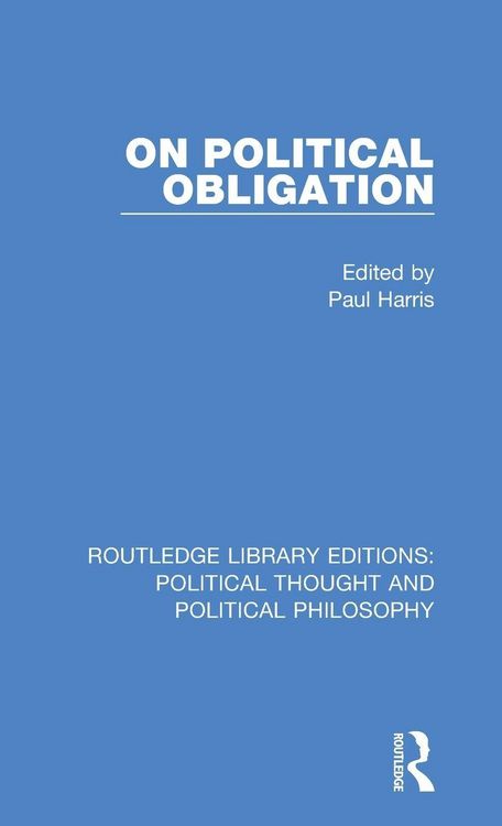 Produktbild: On Political Obligation