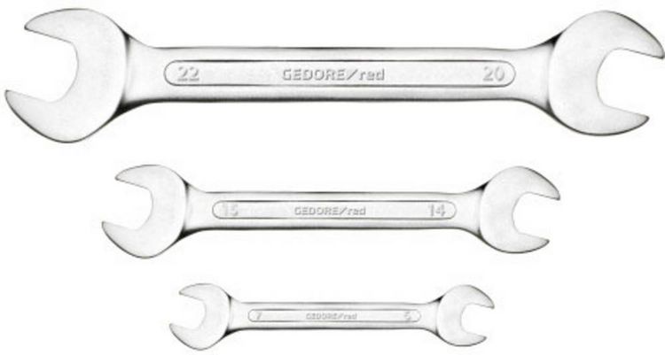 Produktbild: Gedore RED 3300959 R05105008 Doppel-Maulschl&uuml;ssel-Satz 8teilig Schl&uuml;sselweite (Metrisch) 6 - 22 mm