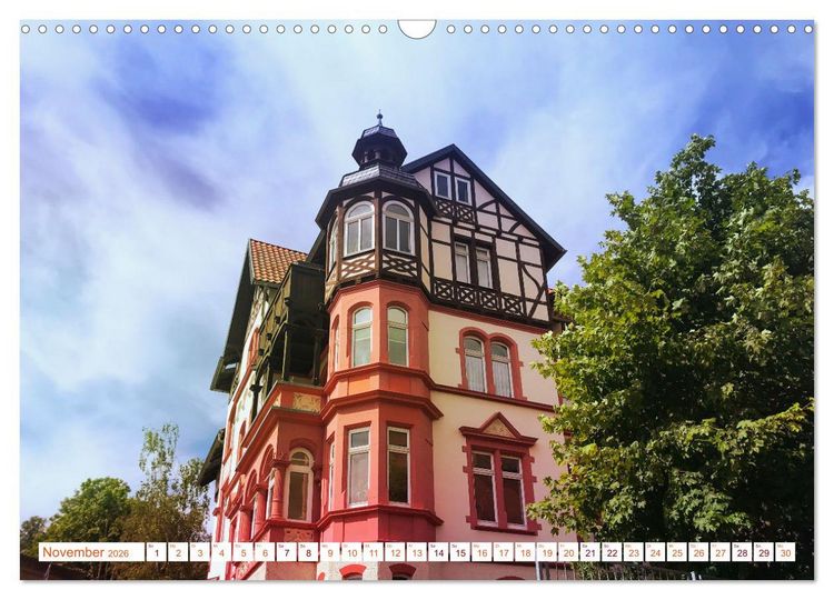 Produktbild: Eisenach Villen-Architektur Prachtst&uuml;cke (Wandkalender 2026 DIN A3 quer), CALVENDO Monatskalender