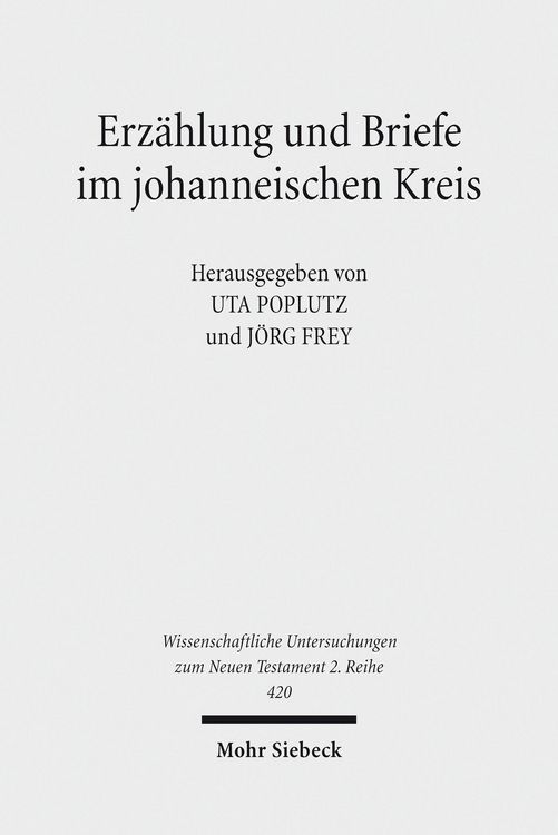 Produktbild: Erz&auml;hlung und Briefe im johanneischen Kreis