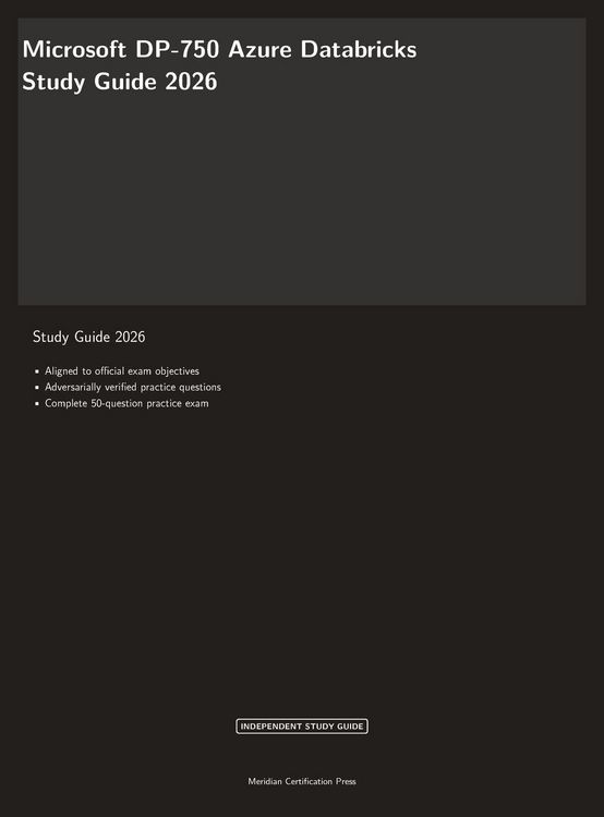 Produktbild: Microsoft DP-750 Exam Study Guide 2026