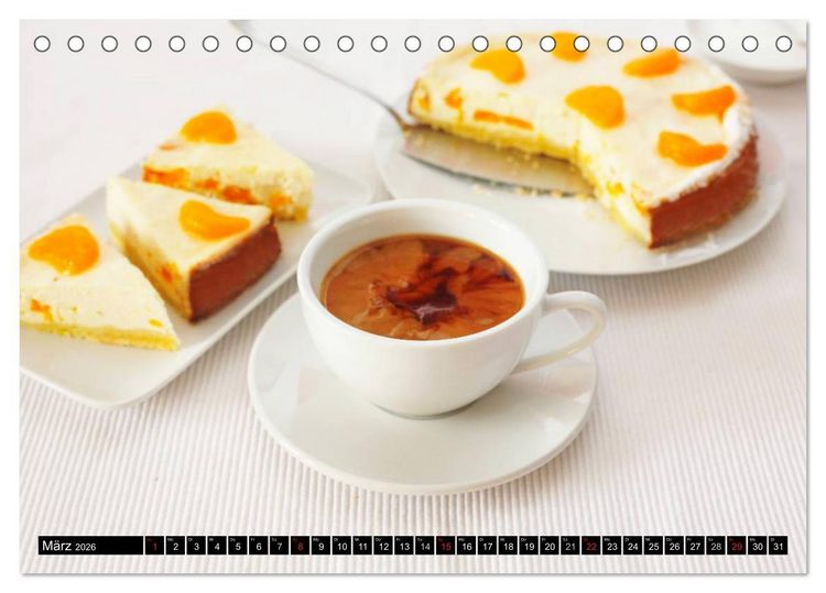 Produktbild: Feine Kaffeevariationen (Tischkalender 2026 DIN A5 quer), CALVENDO Monatskalender